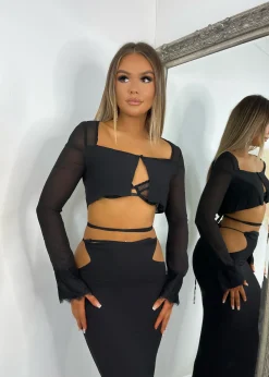 Dakota Two Piece - Black|DressMeZee Clearance