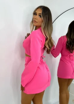 Kara Two Piece - Bubblegum Pink|DressMeZee Discount