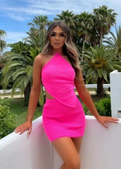 Meet Me Under The Palms Two Piece - Pink|DressMeZee New