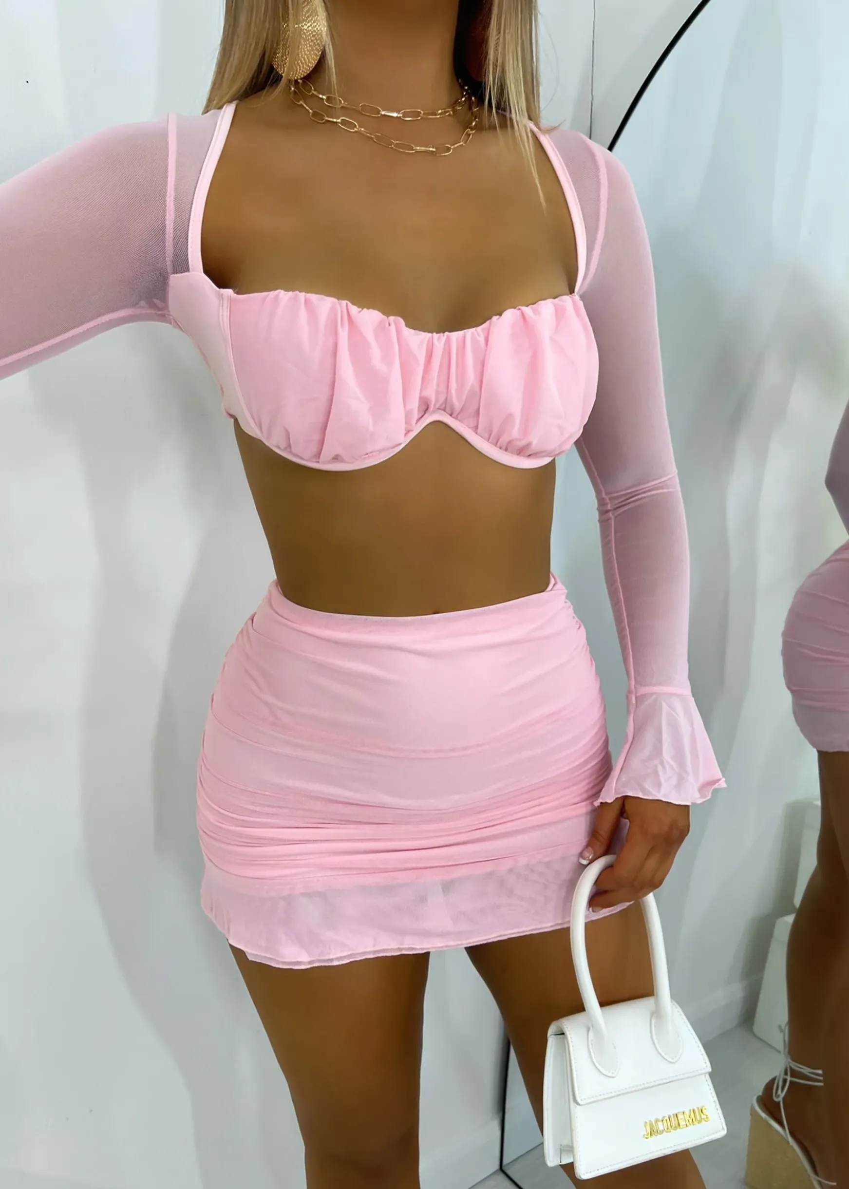 No Effort Two Piece - Pink|DressMeZee Best