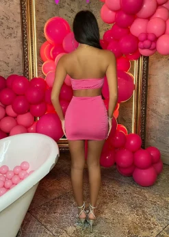 Story Of Us Corsage Two Piece - Pink|DressMeZee Sale